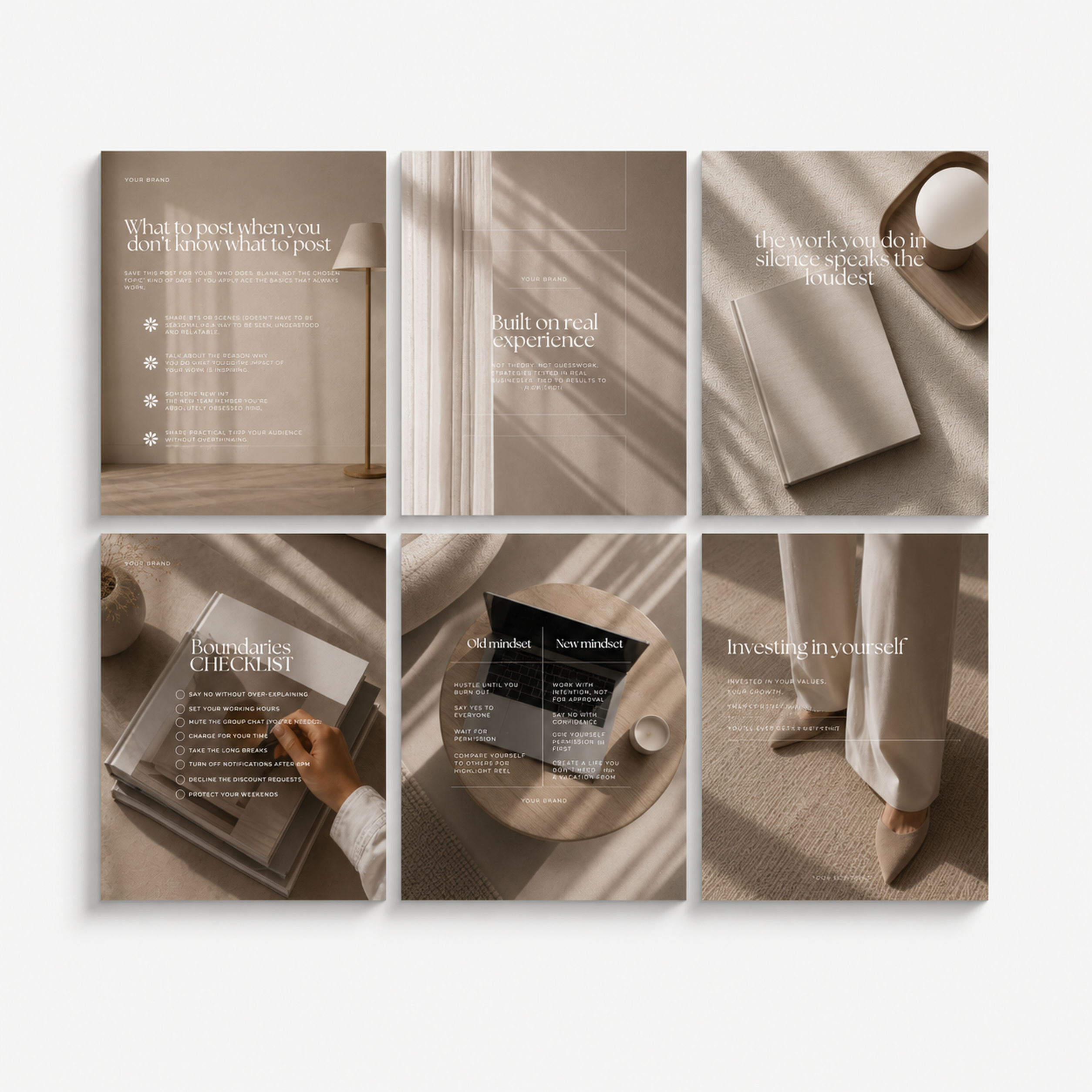 Quiet Ambition Social Media Templates