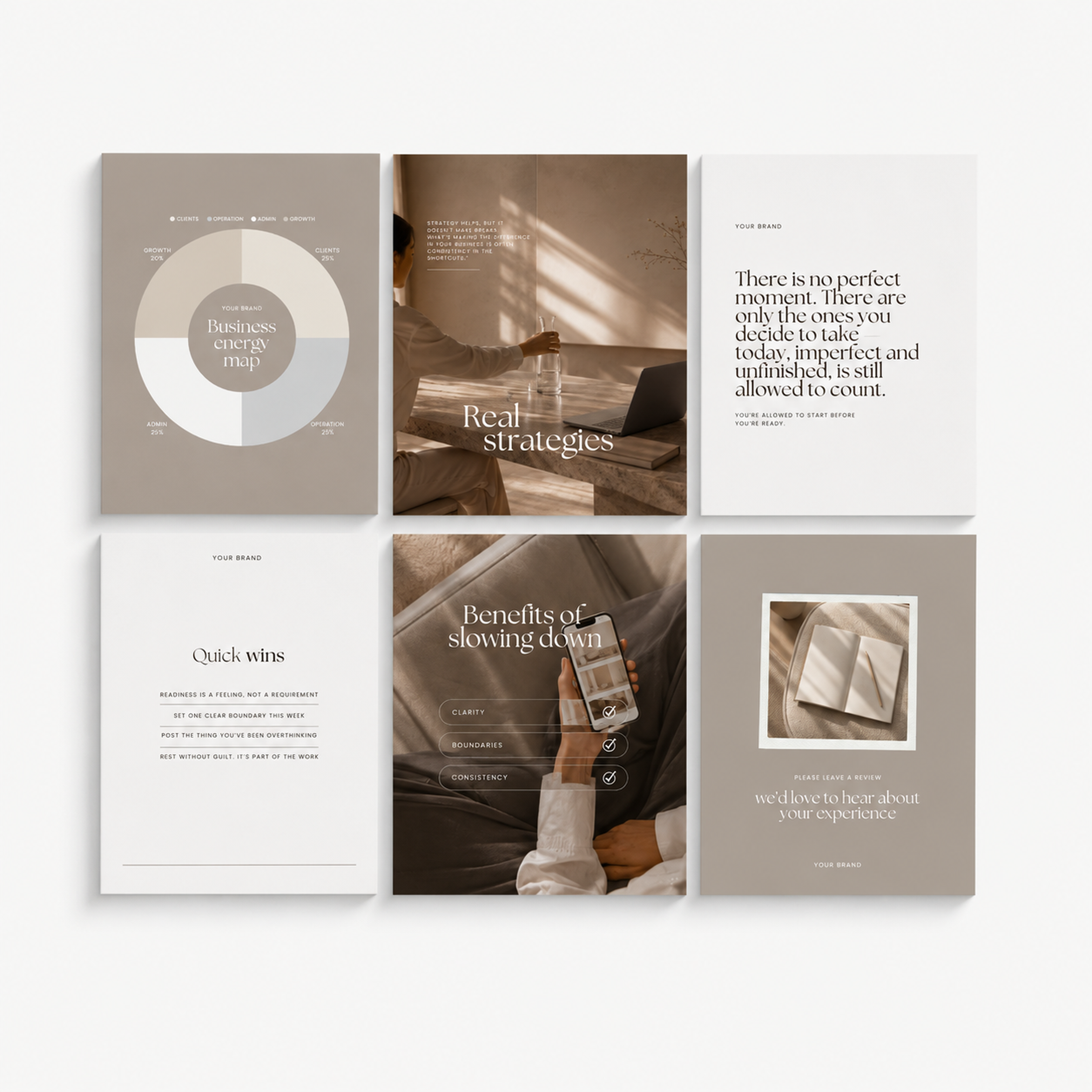 Quiet Ambition Social Media Templates